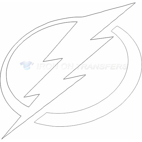 Tampa Bay Lightning Iron-on Stickers (Heat Transfers)NO.338